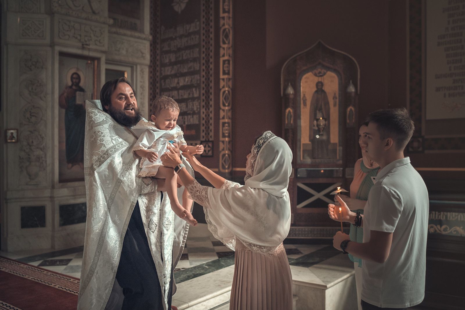 Таинство крещения в Новочеркасском соборе