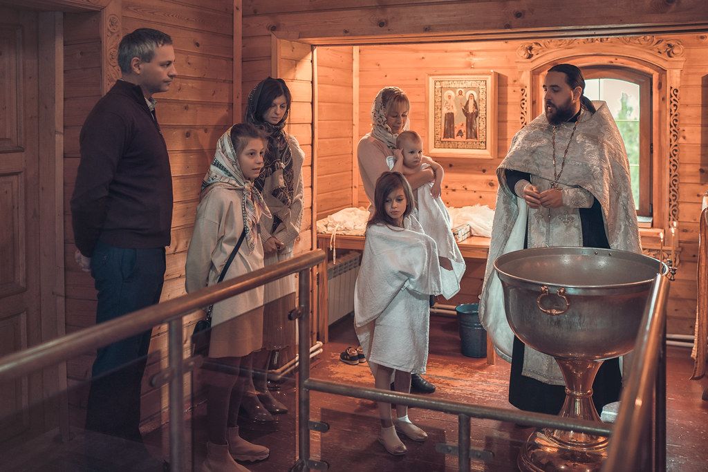 Двойное крещение в Богородицерождественском храме в Тарычево
