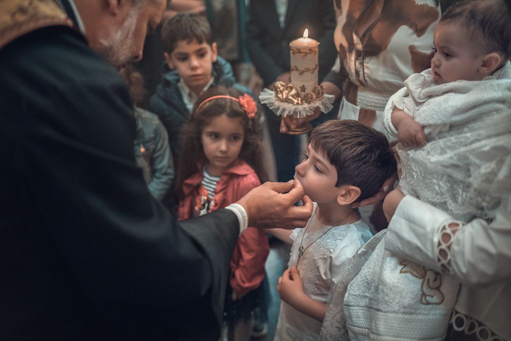 Крещение в храме Армянской Апостольской церкви Сурб Арутюн