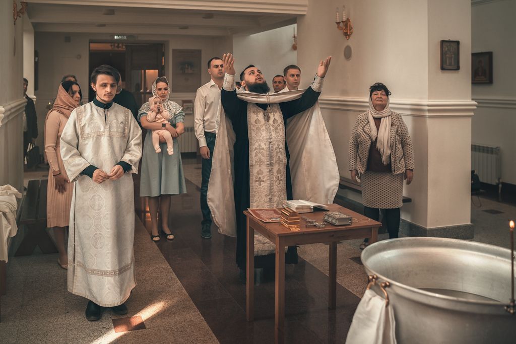 Таинство крещения в храме мученицы Татианы при ДГТУ